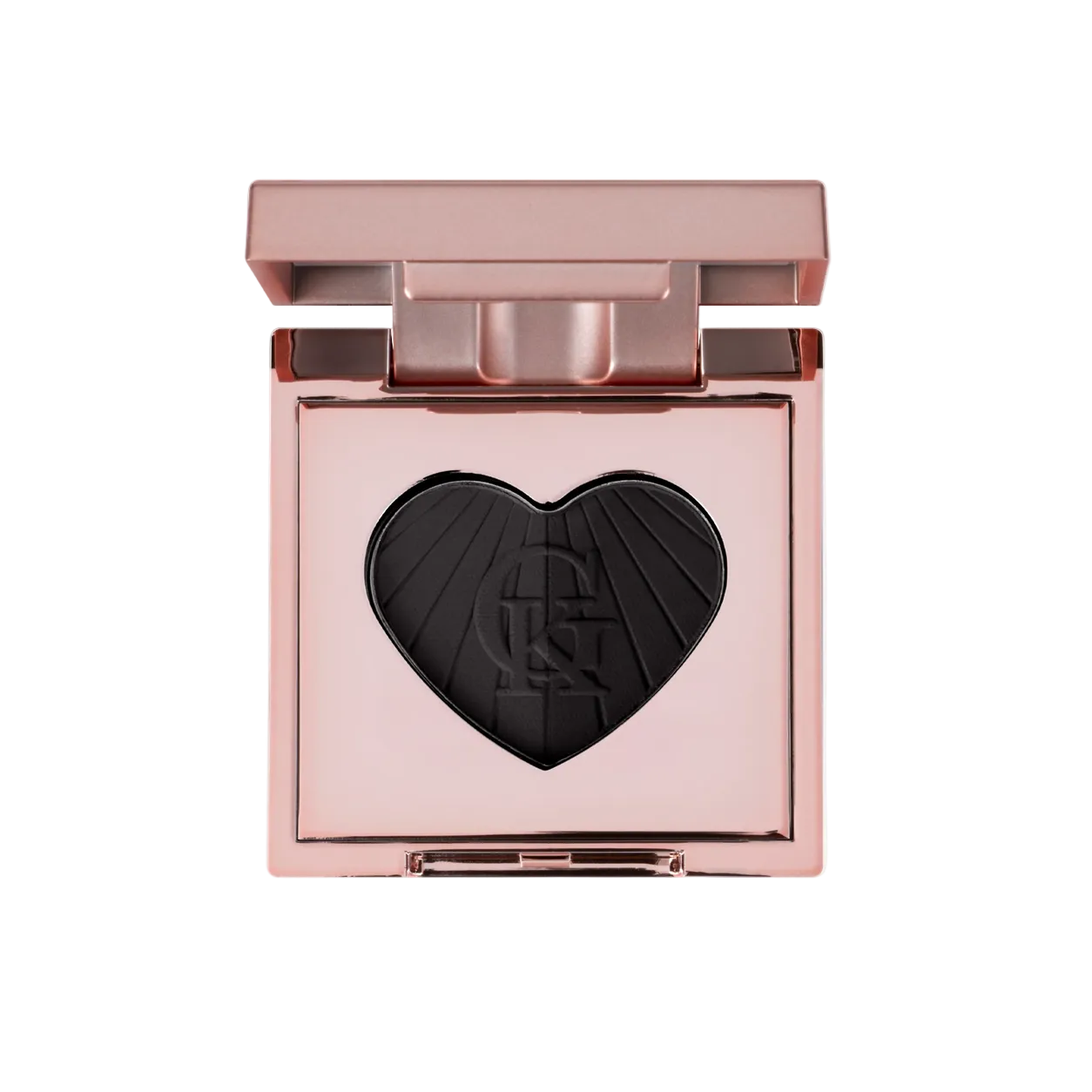 Garbo and Kelly brunette talc-free brow powder in a compact, featuring a natural brow color for defining and filling eyebrows.