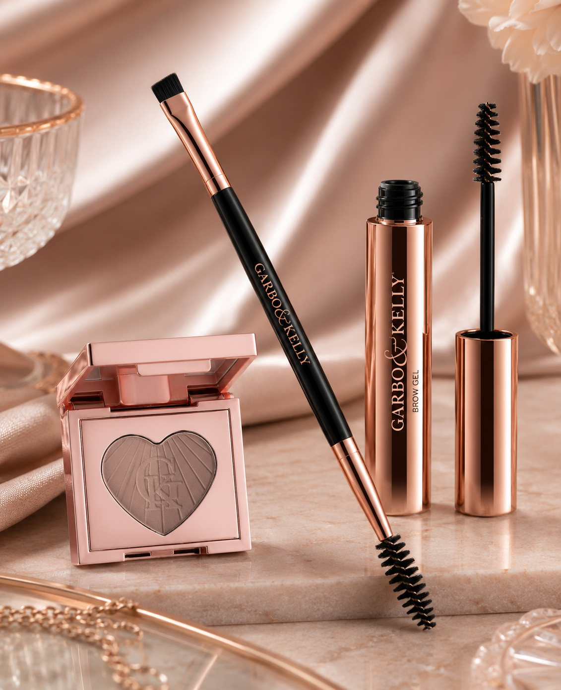 Garbo & Kelly Dual-Ended Brow Brush