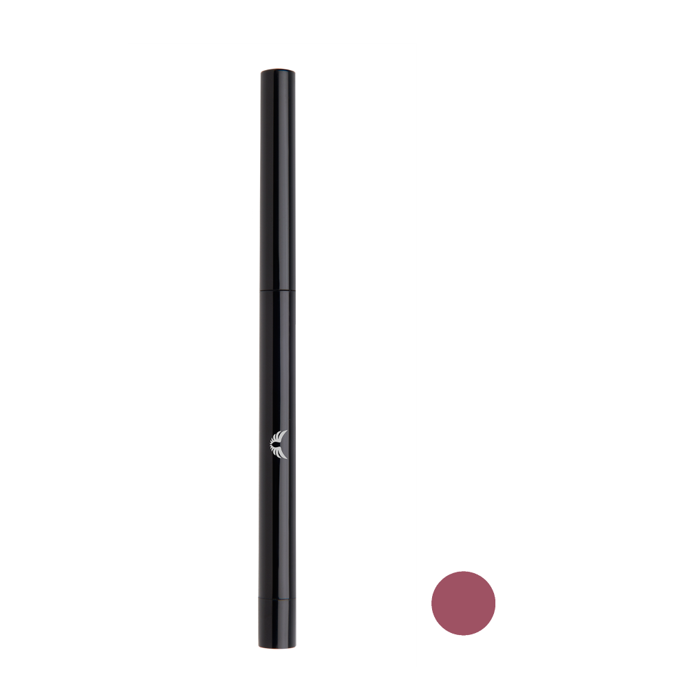 Garbo and Kelly Rock Matte Lip Definer pencil with sharp tip, matte finish, and sleek packaging for precise lip contouring.